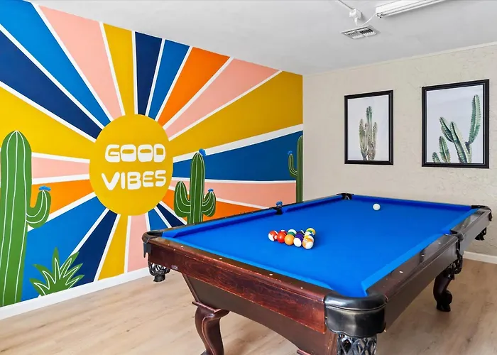 Good Vibes Pool Hot Tub Putt Putt Pool Table Scottsdale