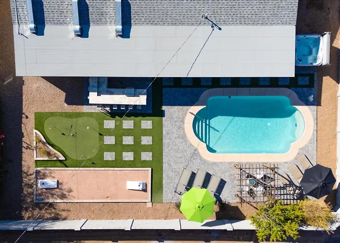 Good Vibes Pool Hot Tub Putt Putt Pool Table